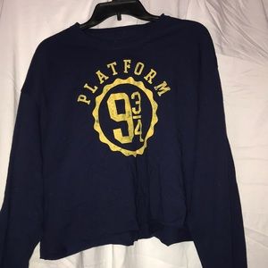 crop top long sleeve